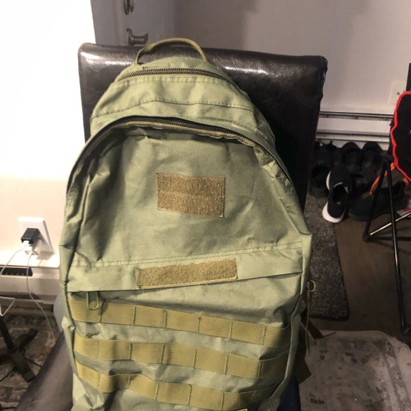 U.S. Army Tactical Pack Molle Web Olive Green Backpack Size 20”x13”x10” - Picture 2 of 13